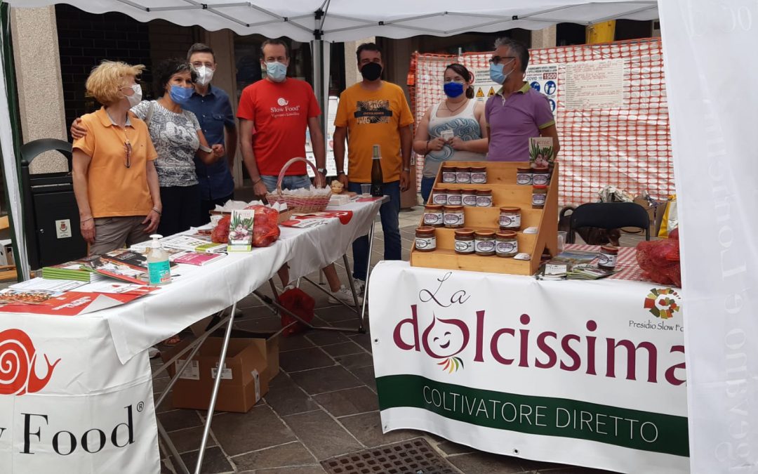 La cipolla rossa di Breme in piazza